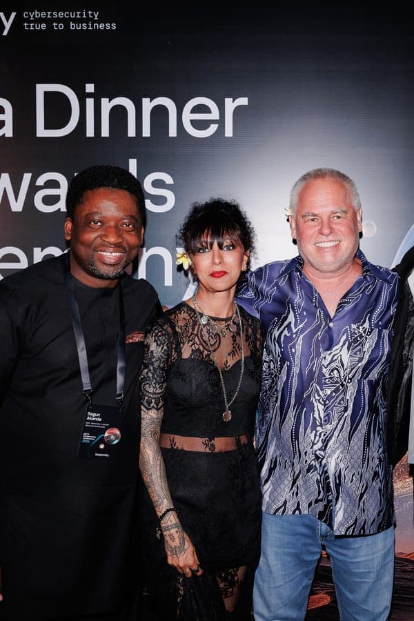 Guests celebrating at the gala dinner